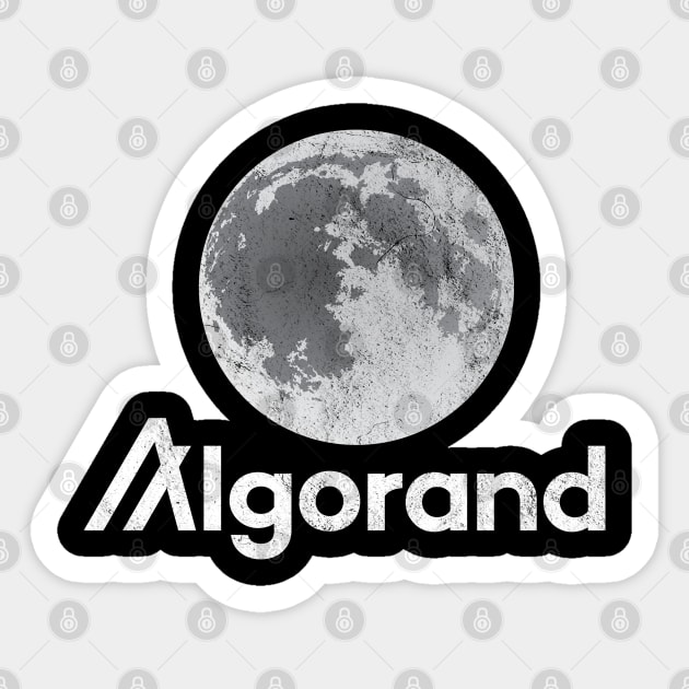 Algorand ALGO Crypto Coin Full Moon Sticker by TGKelly